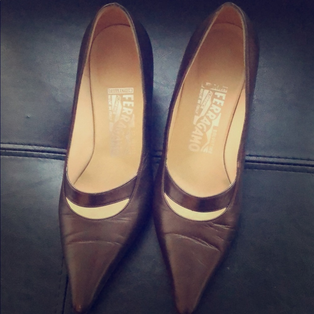 Authentic Salvatore Ferragamo heels!